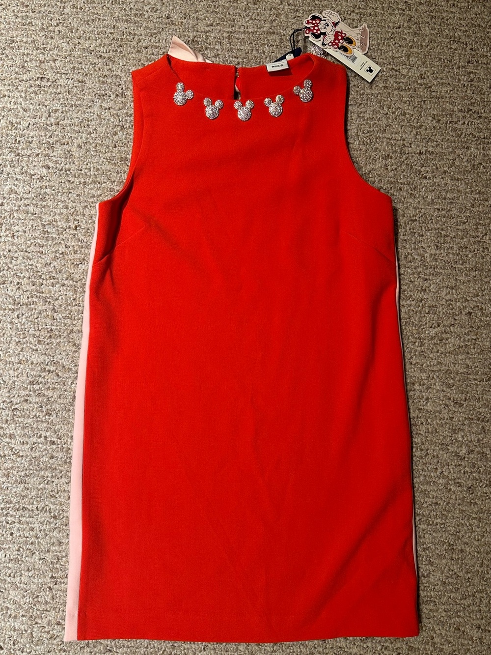 Macy’s Disney Minnie Mouse Inspired Red Sleeveless Dress